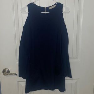 Blue mini dress